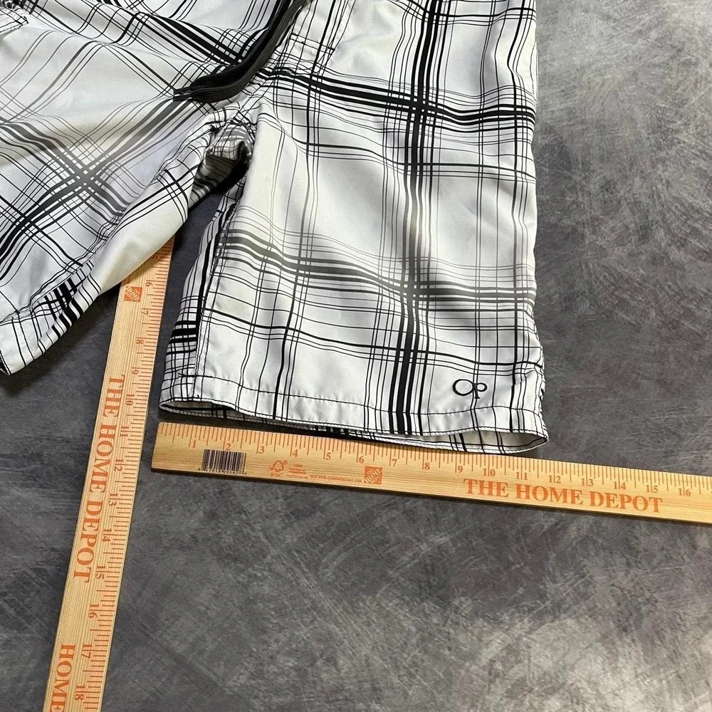 Y2K 2000s Ocean Pacific Baggy Surf Grunge Indie Skate Hip Hop Plaid Board Shorts